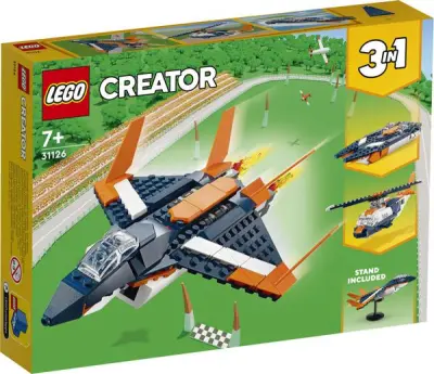 LEGO Creator 3 in 1 31126 Nadzvočni reaktivec