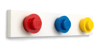 LEGO stenski obešalnik rdeč-moder-rumen