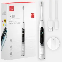 OCLEAN X10 električna sonična zobna ščetka siva