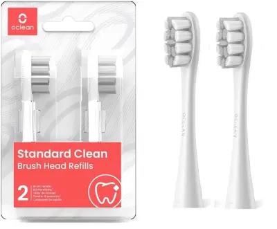 OCLEAN Plaque Control dva nastavka za električno zobno ščetko siva