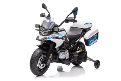 Otroški motor na akumulator Bmw 12V Police lea