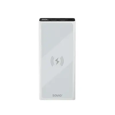 Prenosna baterija powerbank 10000mAh z brezžičnim polnjenjem