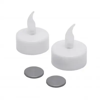LED čajna svečka z baterijo 2 kosa