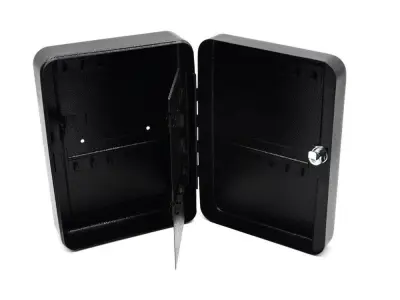 Varnostna omarica za 48 ključev 250x180x75mm črna