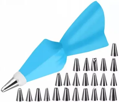 25 delni silikonski set za dekoracijo tortic