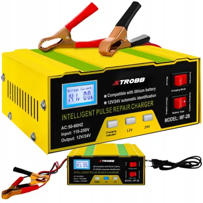 180W LCD mikroprocesorski polnilec za akumulatorje 12-24V