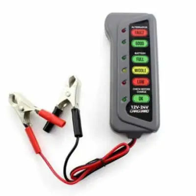 Tester alternatorja in akumulatorja 12/24V