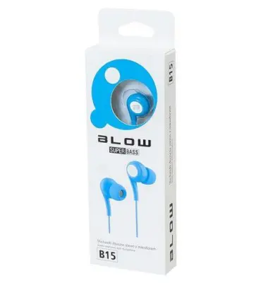 Slušalke z mikrofonom za prostoročno telefoniranje BLOW modre