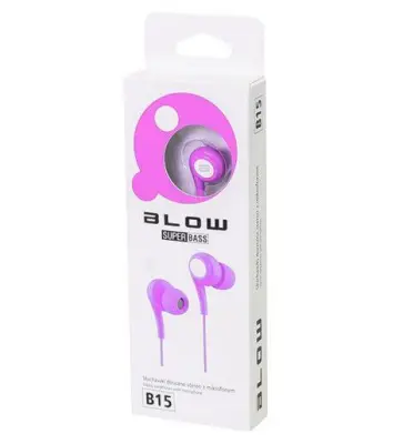 Slušalke z mikrofonom za prostoročno telefoniranje BLOW pink