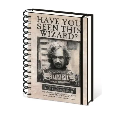 PYRAMID HARRY POTTER WANTED SIRIUS BLACK A5 beležka