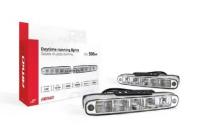 Dnevne luči za avto stopničasta oblika 506 1000lm 11,52W 5600K E4 homologacija