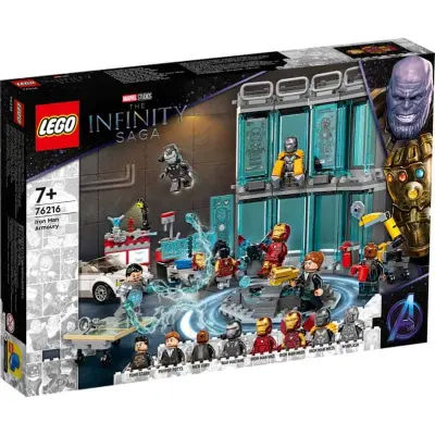 LEGO Marvel 76216 Iron Manova orožarna