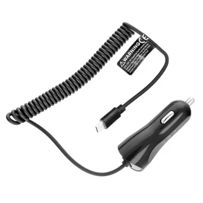 Avtopolnilec USB-C 2A črn