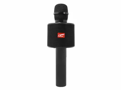 Bluetooth mikrofon z vgrajenim zvočnikom črn