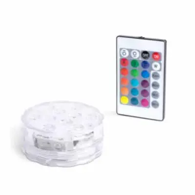 RGB LED vodotesna lučka za bazen z daljincem ⌀7cm