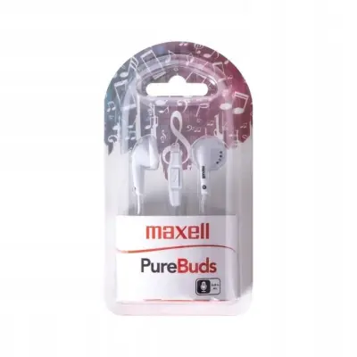 Slušalke Purebuds z mikrofonom bele
