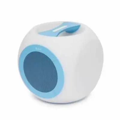 Vodotesen RGB bluetooth zvočnik M.N.C. Chill Cube 5W 20x20cm z daljincem iTunes® Google Play ™