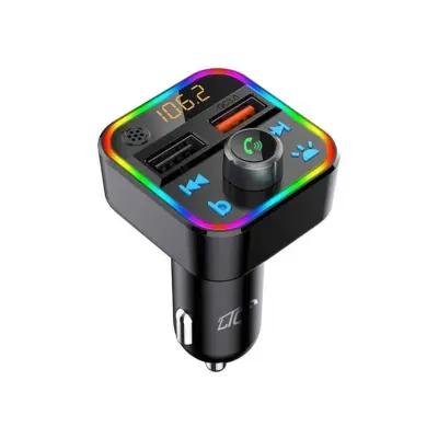 Bluetooth FM oddajnik / transmitter RGB za prostoročno telefoniranje