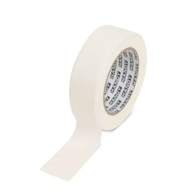Pleskarski trak z lepilom na vodni osnovi 50 m x 36 mm bel