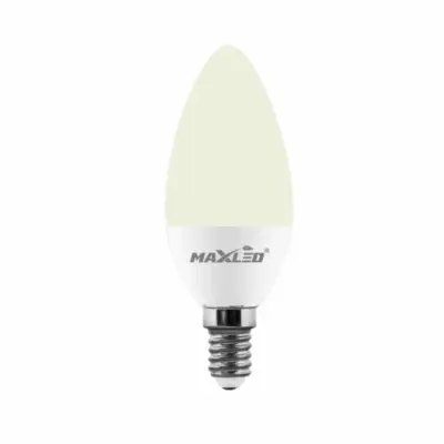 LED sijalka E14 C30 3W 4500K