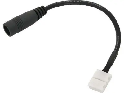 LED konektor za priklop LED traku 8mm na adapter moški s kablom