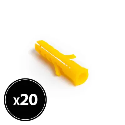 Zidni vložek - 8 x 40 mm - 20 kosov / paket