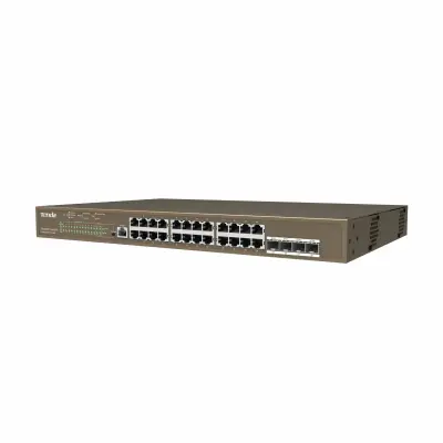 Stikalo Giga 48cm 24xRJ45 24x PoE 4x SFP Tenda