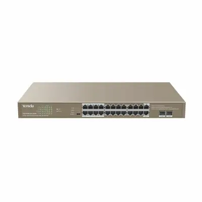 Stikalo Giga 48cm 24xRJ45 24x PoE 2x SFP Tenda
