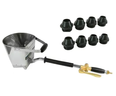 V3 brizgalna pištola za malto + šobe za nanašanje na stene – ometni stroj