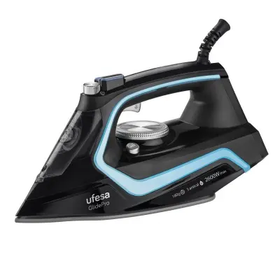 UFESA Glide Pro 2600W parni likalnik  črno turkiz
