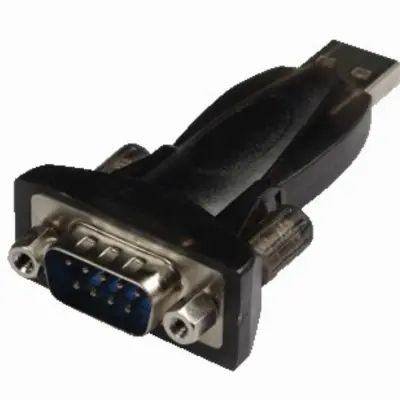 Serijski/USB-adapter LogiLink\, moški konektor USB 2.0 A/9-polni moški konektor D-SUB\, črn AU0002E