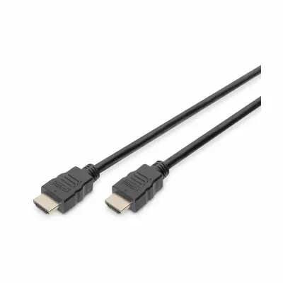 Digitus HDMI priključni kabel HDMI-A  vtič\, HDMI-A  vtič 5.00 m črna AK-330107-050-S avdio povratni kanal\, pozlačeni konektorji HDMI kabel