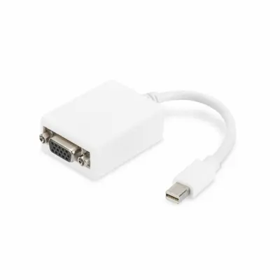 Digitus AK-340407-001-W DisplayPort / VGA adapter [1x moški konektor mini Displayport - 1x ženski konektor VGA] bela  15.00 cm
