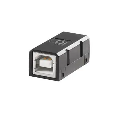 USB 2.0 adapter [1x USB 2.0 vtičnica B - 1x USB 2.0 vtičnica B] črn Weidmüller