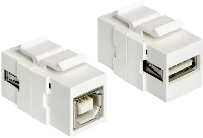 Delock USB 2.0 adapter [1x ženski konektor USB 2.0 tipa A - 1x ženski konektor USB 2.0 tipa B] 1982627