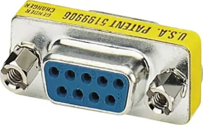 Serijski paralelni adapter [1x D-SUB 9-polni priključek- 1x D-SUB 9-polni priključek]\, rumena\, Phoenix Contact 1688722