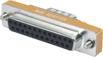 Serijski adapter [1x D-SUB-vtičnica 25pol. - 1x D-SUB-vtič 9pol.] 0 m oranžne barve BKL Electronic