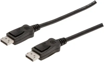 Digitus DisplayPort priključni kabel DisplayPort  vtič\, DisplayPort  vtič 2.00 m črna AK-340103-020-S  DisplayPort kabel