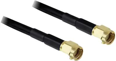 WLAN Antenski priključni kabel [1x SMA - 1x SMA ] 2 m črn Delock 88656