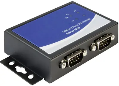 Serijski adapter Delock\, ženski konektor USB 2.0 tipa B/9-polni ženski konektor D-SUB\, črn 87586