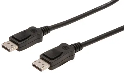 Digitus DisplayPort priključni kabel DisplayPort  vtič\, DisplayPort  vtič 1.00 m črna AK-340103-010-S  DisplayPort kabel