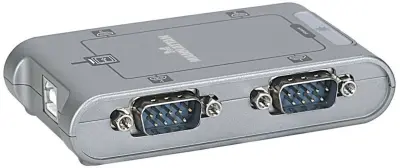 Manhattan USB 2.0 adapter [4x 9-polni moški konektor D-Sub - 1x ženski konektor USB 2.0 tipa B] 151047 45.00 cm