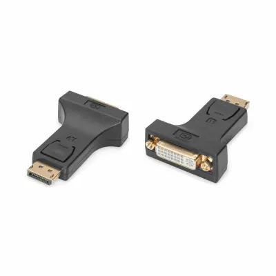 Digitus AK-340603-000-S DisplayPort / DVI adapter [1x moški konektor DisplayPort - 1x ženski konektor DVI\, 24 + 5 polov] črna