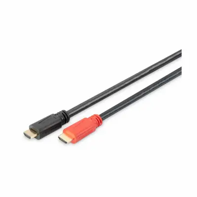 Digitus HDMI priključni kabel HDMI-A  vtič\, HDMI-A  vtič 30.00 m črna AK-330105-300-S pozlačeni konektorji HDMI kabel