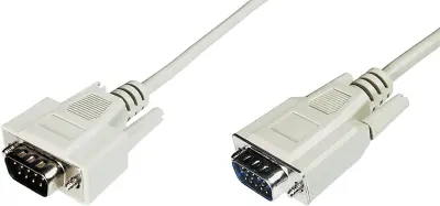 Digitus VGA priključni kabel VGA 15-polni vtič\, VGA 15-polni vtič 3.00 m siva AK-310100-030-E lahko se privije VGA kabel