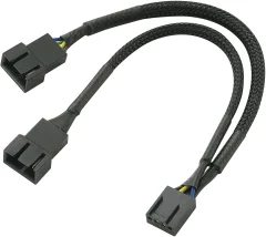 Razdelilni kabel Y za ventilator Akasa\, 4-polni\, 15 cm AK-CBFA04-15