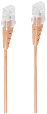 Shiverpeaks BASIC-S ISDN priključni kabel, RJ45 vtič na vtič RJ45, okrogel kabel, 4-žični, oranžen, 3 m Shiverpeaks ISDN kabel [1x RJ45 vtič - 1x RJ45