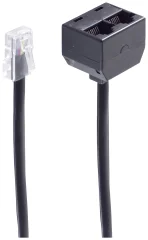 Shiverpeaks ISDN adapter [1x RJ45 vtič 8p4c - 2x RJ45 vtičnica 8p4c] 0.15 m črna