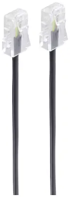 Shiverpeaks Western priključni kabel [1x RJ45 vtič 8p4c - 1x RJ45 vtič 8p4c] 3 m črna