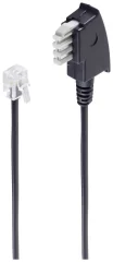 Shiverpeaks faks priključni kabel [1x moški konektor TAE-N - 1x RJ11 vtič 6p4c] 10 m črna